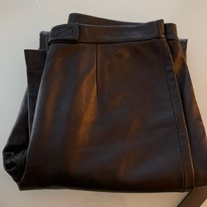 💙NEW BROWN LEATHER PANTS